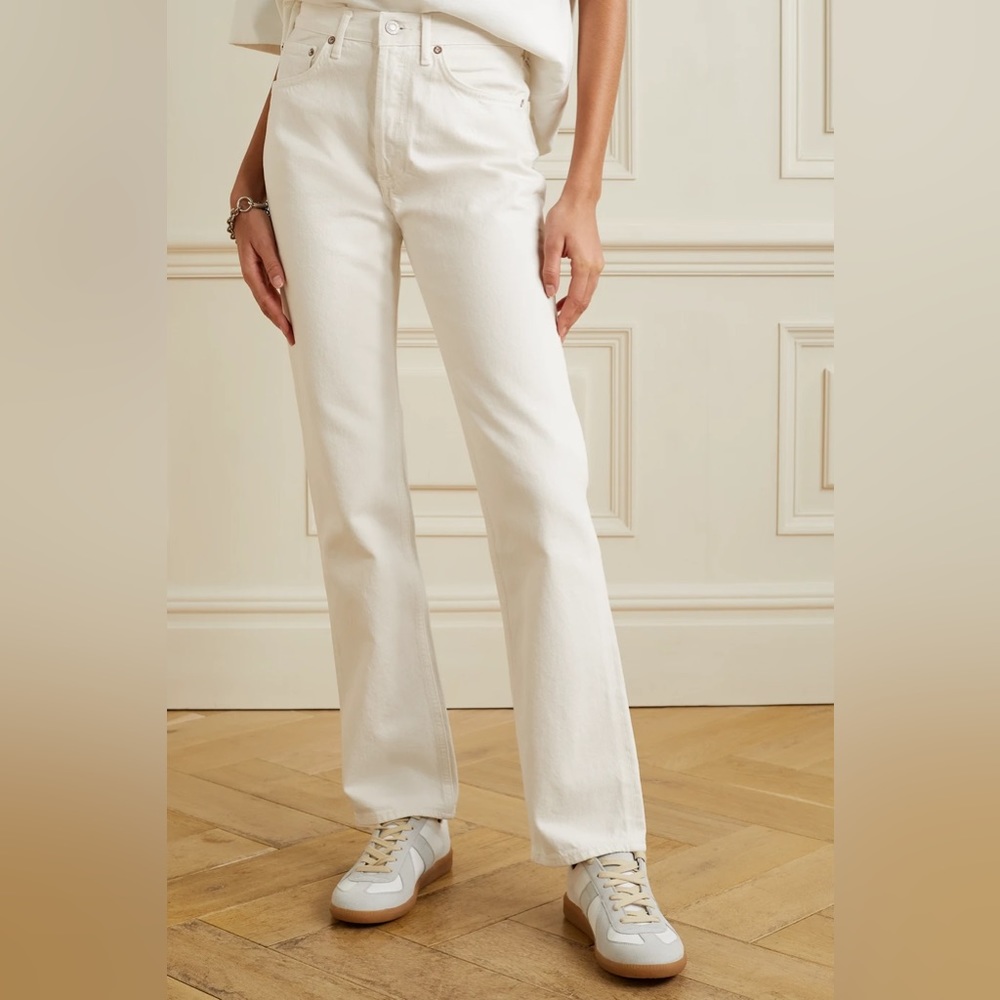 Agolde Lana Straight Jeans in Drum
